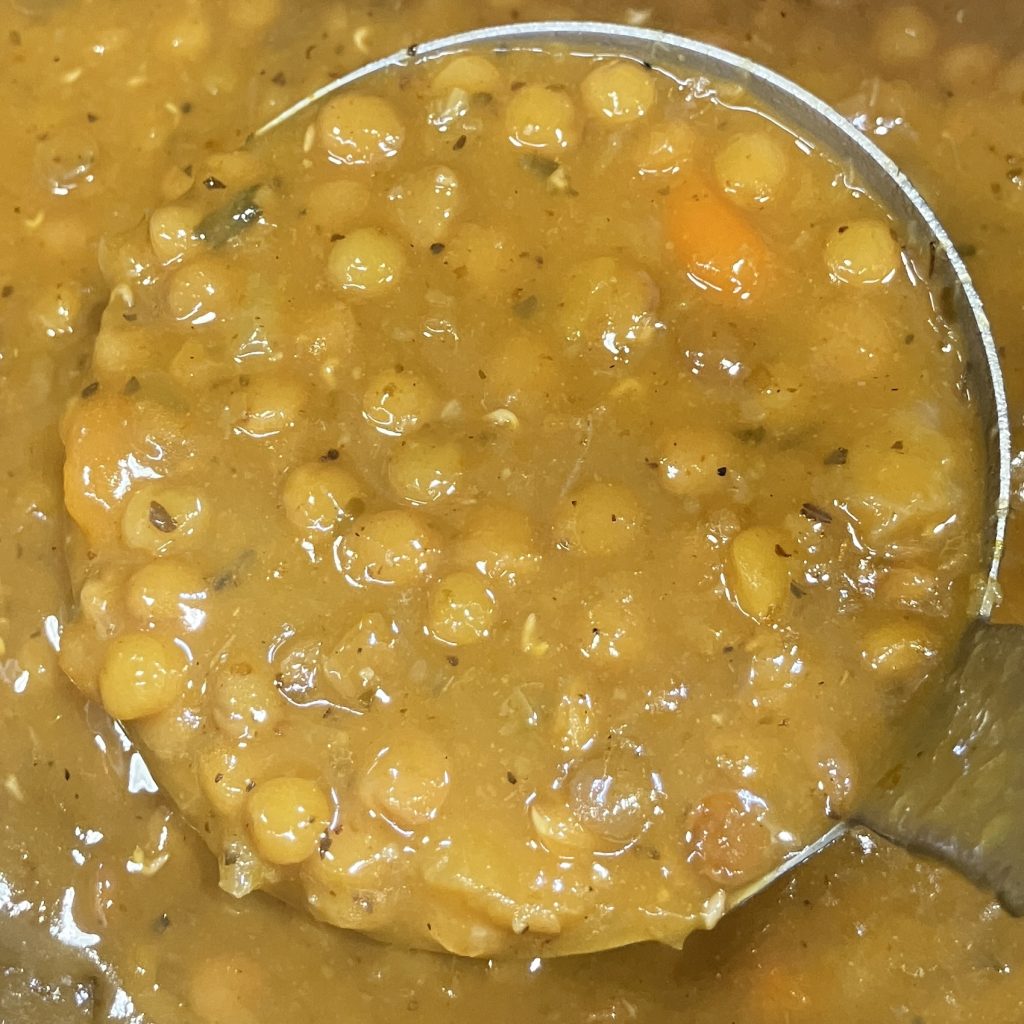 Moroccan lentil soup